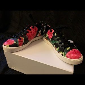 Aldo floral print sneakers. EUC!